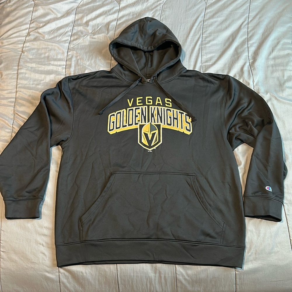 Champion Vegas Golden Knights Black/Gold Hoodie Size XL